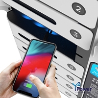 Sistema de Control de Acceso Y2 Power MIA Pro de 8 Compartimentos con Pantalla Publicitaria Android de 14 Pulgadas, Ideal para Salas de Espera, de Uso Gratuito