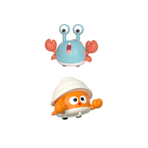 Cartoon Hermit Crab Inertia Car Push Button Educational Toy For Kids 4-6 Years Old Unisex Plastic Toy - Product Image 5