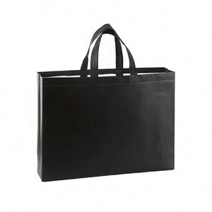 Heavy Duty Structured Tote for Merchandise with Sturdy Bottom Reinforced Handles Laminated Non Woven <b>Bag</b> - Product Image 1