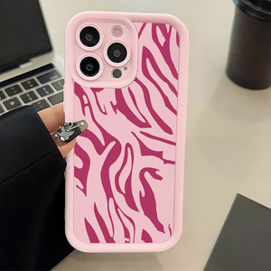 Cover per Telefono Cellulare in TPU Antiurto con Stampa a Righe <span class=keywords><strong>Rosa</strong></span> e Rose, Stile Lente a Scala per Samsung Galaxy A07 A17 A56 S26 Ultra - Product Image 4