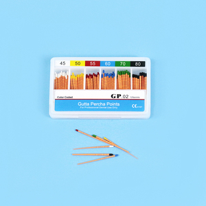 Points de gutta-percha dentaire GP pour le remplissage des canaux radiculaires et le traitement endodontique dentaire, conicité 02 04 06 F - Product Image 5