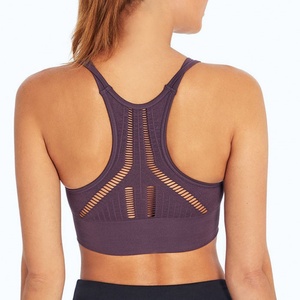Sujetador Deportivo Sin Costuras para Mujer, con Logotipo Personalizado del Fabricante, de Alto Impacto, para Fitness, Yoga, Gimnasio, para Mujeres de Talla Grande - Product Image 6