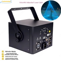 Projecteur laser à faisceau d'animation RGB, fonctionnement automatique, lumière DJ avec contrôle DMX512, 1W/2W/3W pour fête, bar, karaoké, mariage, spectacle