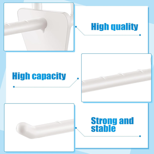 Супермаркет белые пластиковые крючки для магазина - Product Image 4