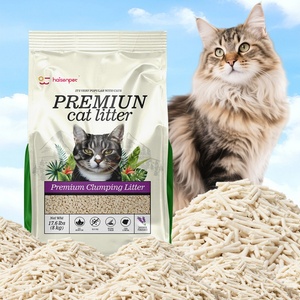 Arena para Gatos de Tofu con Café y Maíz, Control de Olores, Aglutinación Rápida, Bajo Polvo, Fórmula Innovadora, Suministro OEM - Product Image 1