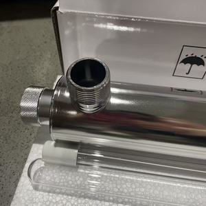 Filtro de <span class=keywords><strong>Agua</strong></span> UV de 55W para Acuarios y Estanques, Tratamiento de Algas, Purificador Ultravioleta de Acero Inoxidable de 12GPM - Product Image 3