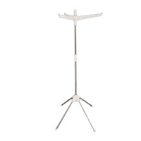 Porte-vêtements autoportant Support portable Pliant Séchoir à linge Cintres pour vêtements