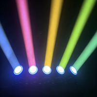 Super Beam 5x120W RGBW Zoom Strobe Wash 5 têtes en aluminium, projecteur LED mobile pour scène, DJ/hôtels, CRI 90 élevé