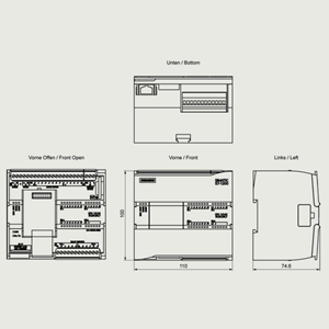 Bộ điều khiển PLC Siemens S7-12000 6es7214-hg40-0xb0 Simatic CPU 1214c nhỏ gọn CPU 6es7 214-1bg40-0xb0 - Product Image 5
