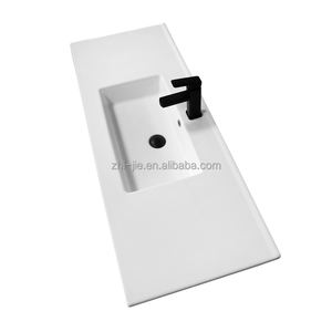 כיור jm ארון קרמיקה יד לבן זגוגית לשטוף אמבטיה כיור כיור - Product Image 1