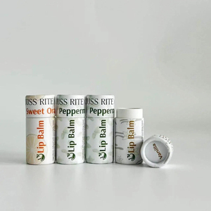 หลอดกระดาษคราฟท์พิมพ์โลโก้แบบนูน สำหรับบรรจุลิปบาล์ม ลิปสติก โรลออน ผลิตจากกระดาษรีไซเคิล เหมาะสำหรับเครื่องสำอางแบรนด์ส่วนตัว - Product Image 2