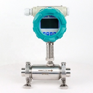 Mini medidor de flujo de turbina de bajo caudal Rosca NPT de 1/2 "para aceite lubricante Refrigerante y aceites combustibles ligeros Personalizable Industrial - Product Image 1