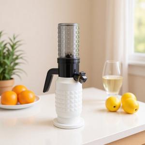 Presse-agrumes électrique à mastication facile à nettoyer noir 4 ''grand <span class=keywords><strong>goulotte</strong></span> d'alimentation pour fruits entiers légumes voiture lente presse-agrumes - Product Image 4