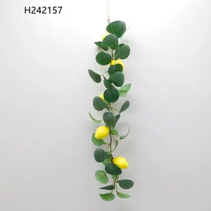 Artificial Spring Fruit Lemon Garland Foyer Home Courtyard Bedroom Hotel Party Wedding Decor