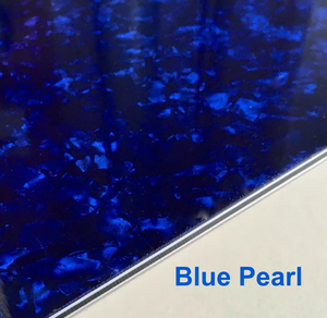 Protector de Palanca para Guitarra Eléctrica de 8 Agujeros y 4 Capas, Color Azul Perla, para Guitarras Estilo TL Americanas/Mexicanas - Product Image 2