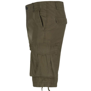 Shorts d'été pour hommes, taille élastique, coupe décontractée, prêts pour la plage, confortables, respirants, 100% coton, couleur unie, formels, en vente - Product Image 3