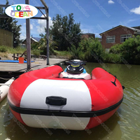 Nouveau Design Bateau Jetski Gonflable, Annexe Propulsée par Jet Ski, Alliant Jet Ski et Bateau Gonflable pour une Navigation Agile