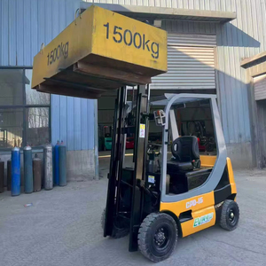 Venta Directa de <span class=keywords><strong>Montacargas</strong></span> Eléctrico PULLEN de 1.5T, 4WD, Operación con Asiento, Apilador de Palés <span class=keywords><strong>para</strong></span> Manipulación de Materiales Pequeños, Carga/Descarga - Product Image 1