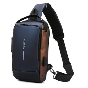 2024 Hot Sale Fashion Chest Bag Waterproof Sling Shoulder Messenger Bags Men Chest Bag