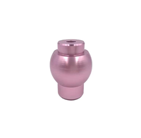 OEM ODM Kenop Kontrol Bulat dari Paduan Aluminium Berwarna Anodized, Komponen Mesin CNC Custom untuk Instrumen Mesin