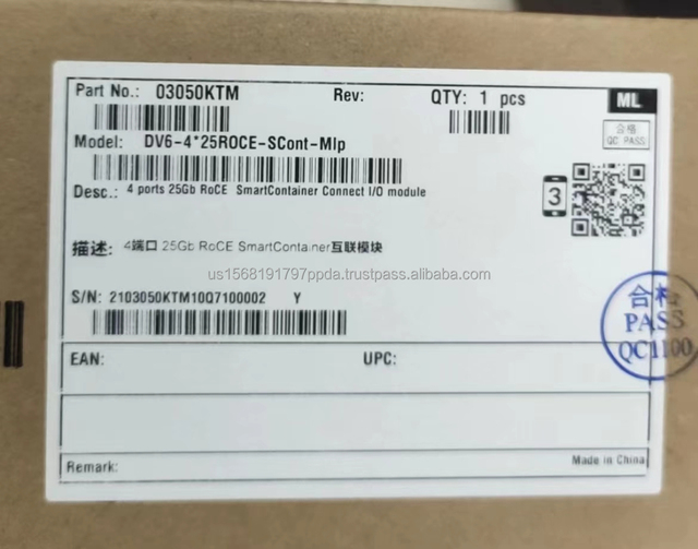 03050AXU DV6-2*100RDMA-Mp 2 Ports RoCE I/O Module QSFP28 100Gb RoCE/for Front-End Function Networking Storage
