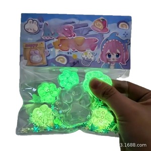 Luminous Cat Paw Fidget Toy Stress Relief Relax Toys Sticky Decompressing Pinching Cat Claw Soft Squeeze Toys Party Gifts - Product Image 5