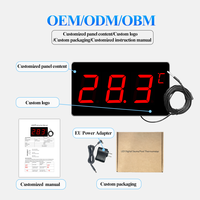 Thermomètre de piscine numérique industriel LX923T, haute précision, avec sonde externe étanche de 5 m, alarme de température, CE