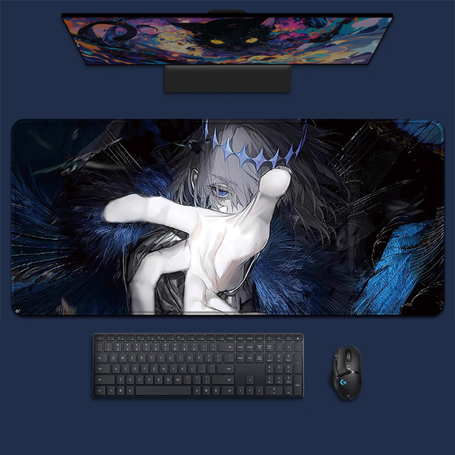 23 Styles Anime Gaming Oversized Mouse Pad Customizable Black White Dark Style Large Thick Lock Edge Desk Mat Fan Gift Wholesale