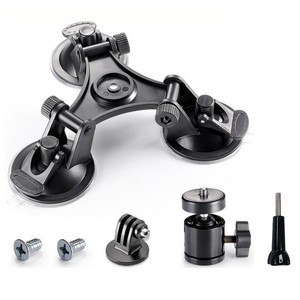 Charming Photography 3 Suction <b>Cup</b> <b>Car</b> <b>Holder</b> 6.8cm Powerful Suction Dash Mount <b>for</b> Windshield - Product Image 2