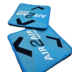 Personalized Designer Brand Custom Manufacturer Fashionable Chenille Embroidery Patches With Woven Iron-On Patches