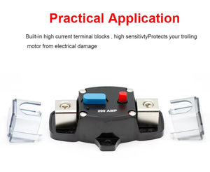 Disyuntor de audio para coche RV, yate, barco, protección de circuito de alimentación, interruptor de seguro, protector de recuperación automática - Product Image 4