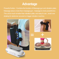 Plateforme vibrante Vibro Power, machine d'exercice et de massage corporel