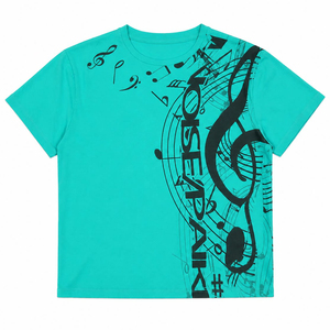 <span class=keywords><strong>T</strong></span>-<span class=keywords><strong>shirt</strong></span> graphique <span class=keywords><strong>vintage</strong></span> Millennial, motif note de <span class=keywords><strong>musique</strong></span> bleu lac, coupe classique, décontracté, pour hommes et femmes, personnalisable - Product Image 3