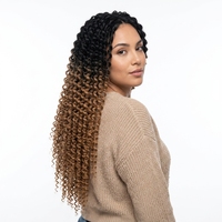 Tresses au crochet bicolores effet vague d'eau Passion Twist, cheveux synthétiques personnalisés pour toutes les occasions