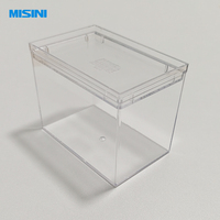 Boîte de présentation en acrylique transparente personnalisée pour figurine de collection, modèle de voiture, jouet portable