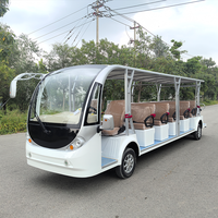 Bus touristique électrique classique 20 places |   Équipé d'une batterie au lithium |   Livraison gratuite dans le monde entier