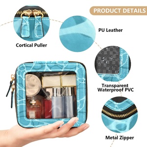 High Quality Customs Zipper <b>Cosmetic</b> Storage <b>Bag</b> Waterproof Portable Travel <b>Large</b> Capacity Wash <b>Cosmetic</b> <b>Bag</b> - Product Image 5