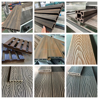 Ligne de production de machines de machine d'extrudeuse de planche de bois PE WPC telle pompe à vis moteur PLC bois-plastique PP profil