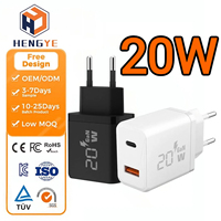 Chargeur rapide USB-C 20W GaN PPS personnalisé avec technologie de pointe, adaptateur secteur USB-C 20W, fabricant de chargeurs USB-C 20W