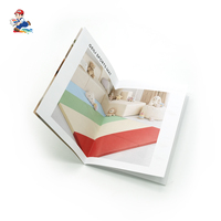 Impression de livres écologiques personnalisés pour manuels de jouets pour enfants, reliure à cheval, couleur pleine, couverture souple, logo personnalisé, certifié FSC
