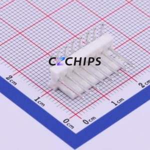 M2545R-08P Wire-to-Board Pin Header Bent Lead Through Hole,P=2.54mm Connector 1x8P 2.54mm Right Angle Insert 8P - Product Image 1