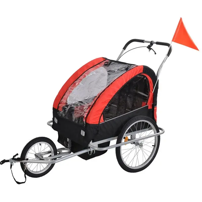 Carros de tracción Istaride, carro 2 en 1 para niños, toldo para bicicleta, remolque para bicicleta, remolque para niños pequeños