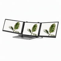 Toptan Laptop Ekran Genişletici 14 İnç Üçlü Ekran Monitörü 1080P FHD Ultra Hafif Çift Tip C OEM Toplu Tedarik Fabrika Siparişleri