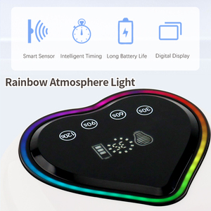 Lampe à ongles infrarouge sans fil hybride 98W 2025 à longue autonomie pour DIY, séchoir UV LED pour gel, effet arc-en-ciel, pour salon - Product Image 4