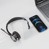Casque de communication sans fil à suppression de bruit stéréo ou mono M890BT ENC AI, chargement USB-C bluetooth v5.2