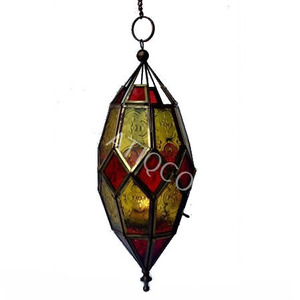 Linterna de Metal marroquí colgante última y moderna lámpara de vela función atractiva soporte de candelita más vendido hecho en La India - Product Image 1