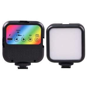 Mini Lampe LED Rechargeable USB pour Streaming en Direct et Selfie, Lumière d'Appoint Tofu à Couleurs Réglables - Product Image 2
