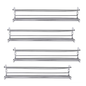 OEM/ODM Set di 4 Portaspezie da <span class=keywords><strong>Parete</strong></span> Multifunzione Non Pieghevoli in Acciaio Inox, Organizzatori Sospesi per la Casa - Product Image 4