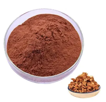 Kahverengi toz karahindiba özü dan shen karahindiba kökü özü Tanshinone IIA 0.3%-98%