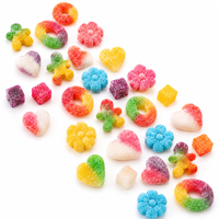 Op maat gemaakte vormen gummy snoepjes, zoetzuur fruit smaak, halal, groothandel, OEM, private label, TikTok